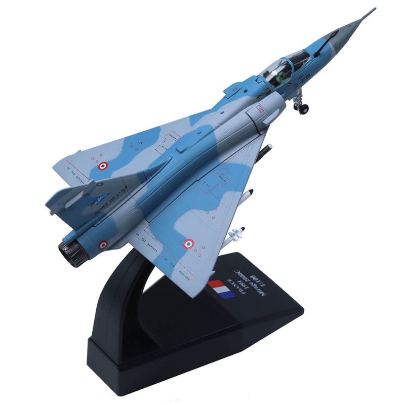 1/100 France Mirage 2000C Military Plane Model Diecast Aircraft Pre ...