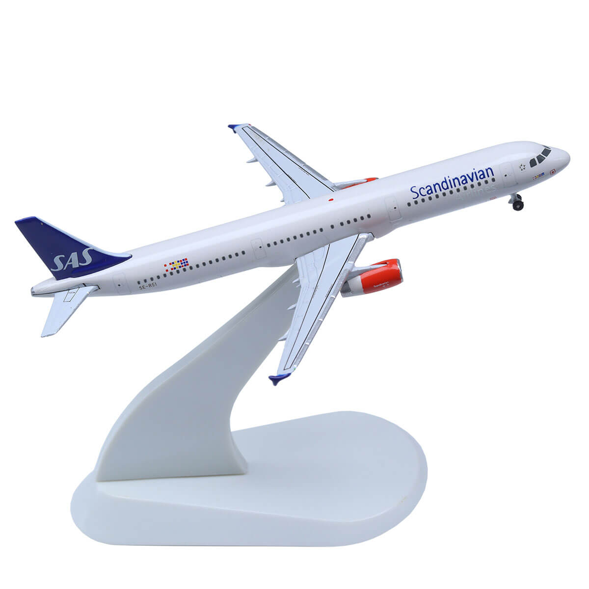 Scandinavian Airbus A321 Metal Diecast Airplane Model SE-REI 1/500 ...