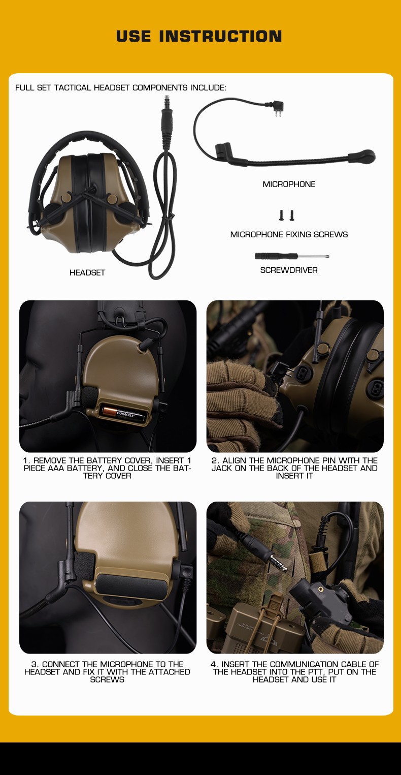 C5 Tactical Headset