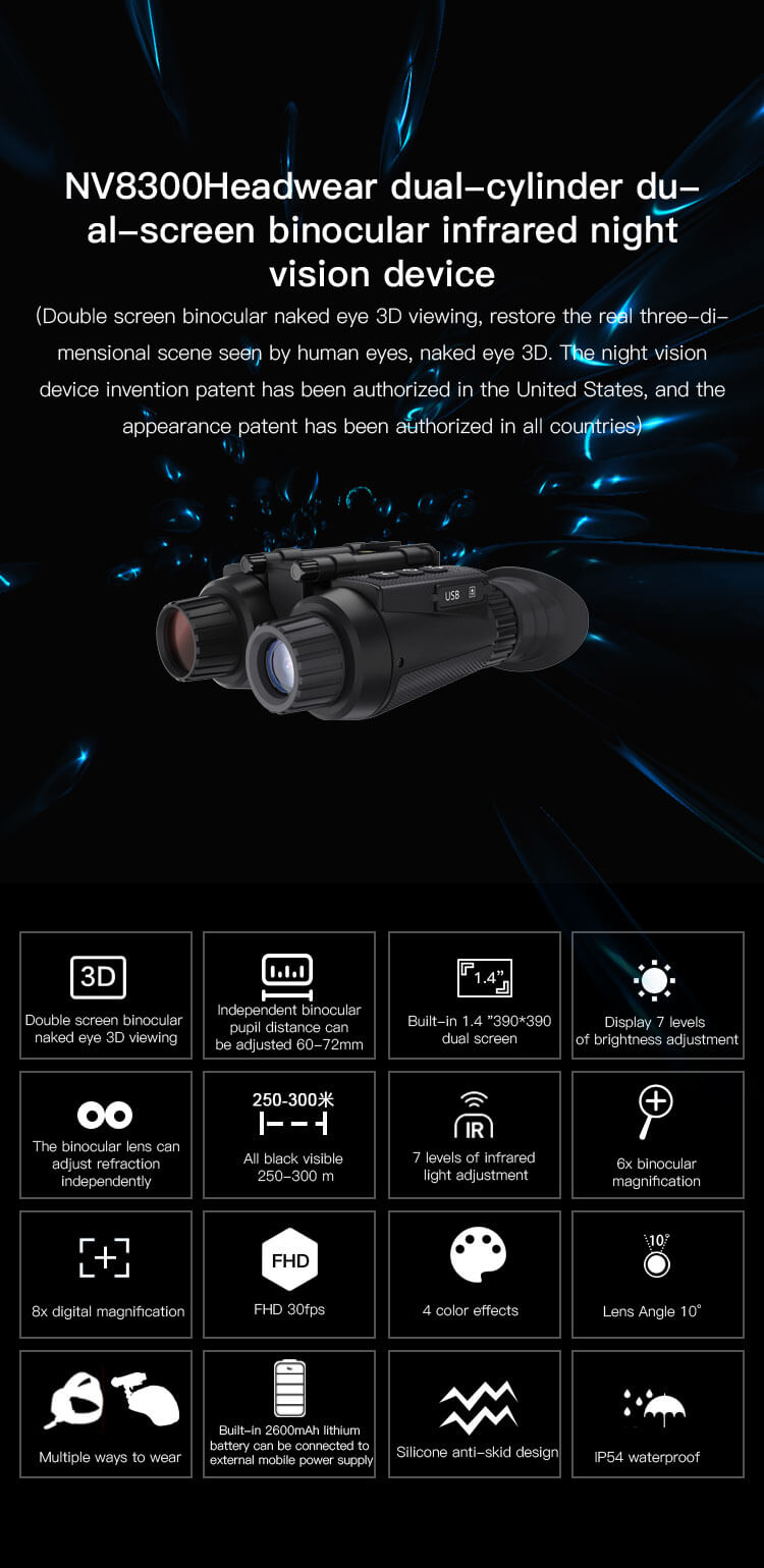 4K Tactical Night Vision Binoculars