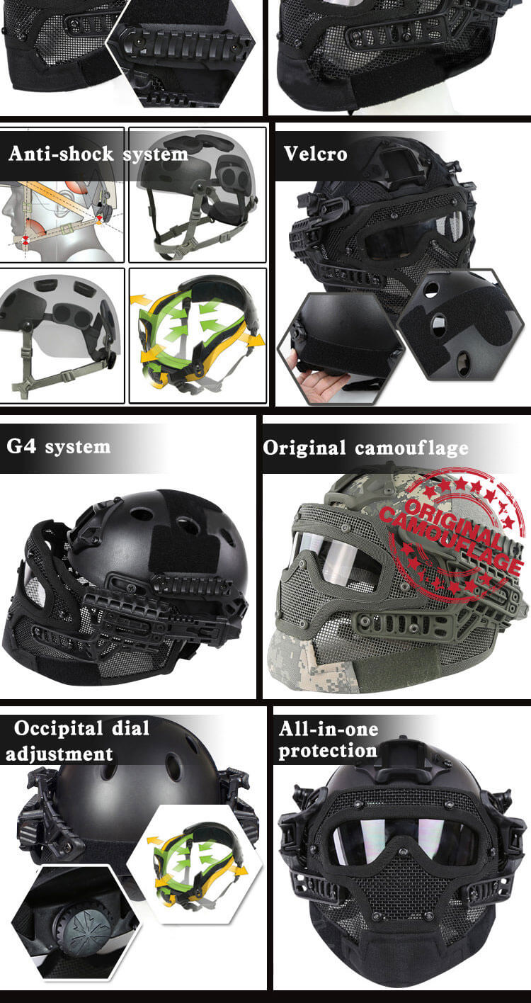 PJ Fast Tactical Mask Helmet