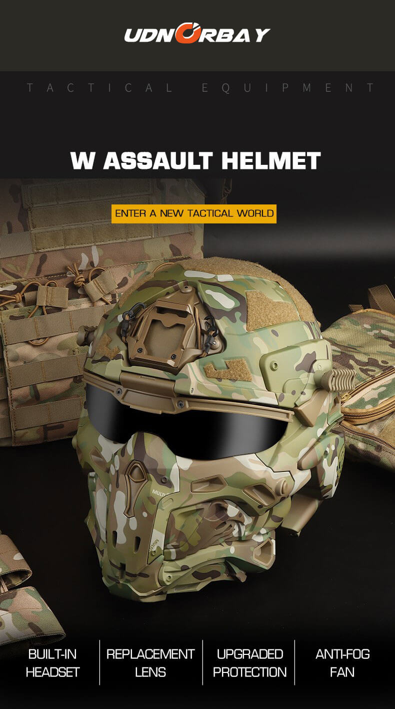 Tactical W Assault Helmet