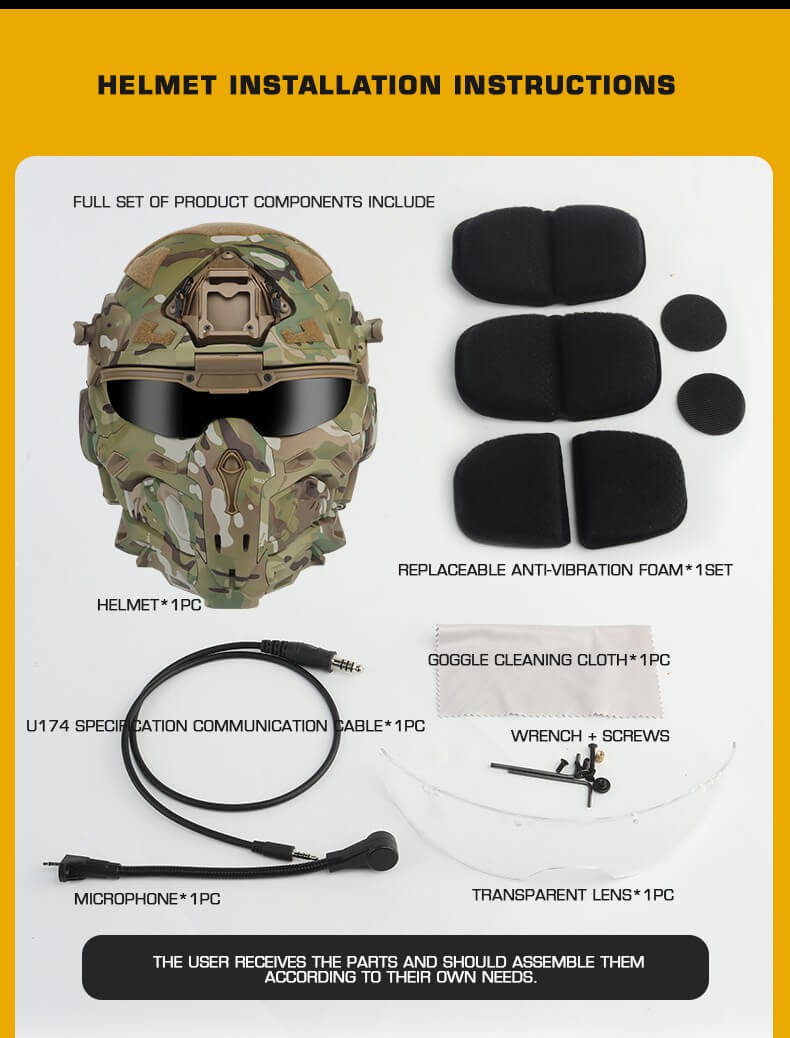 Tactical W Assault Helmet