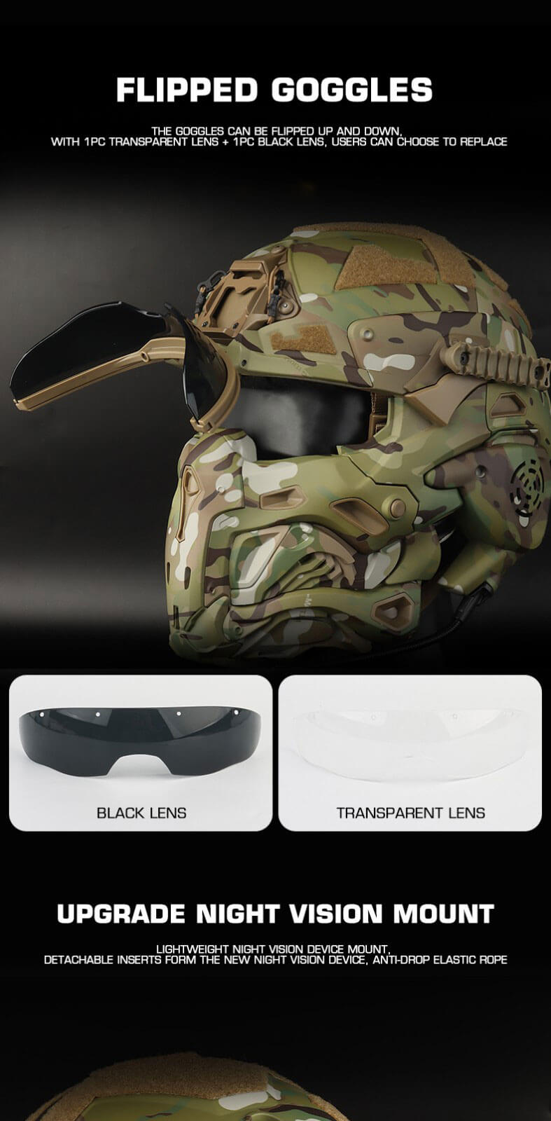 Tactical W Assault Helmet