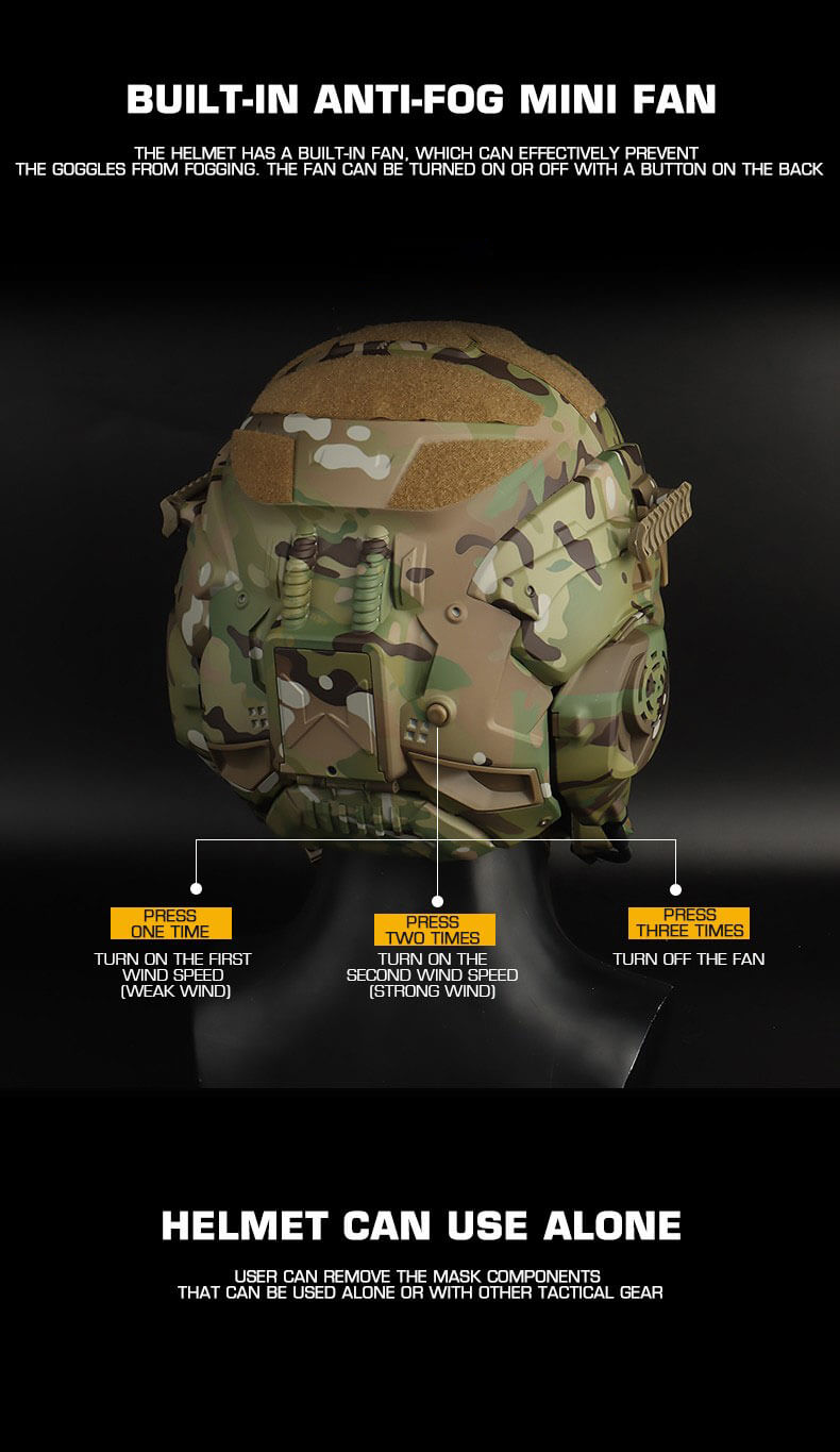 Tactical W Assault Helmet