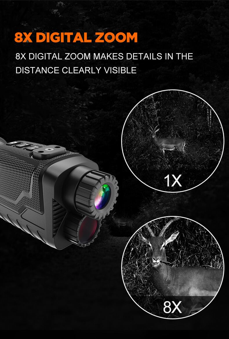 Head-Mounted 4K HD Digital Infrared Monocular Night Vision