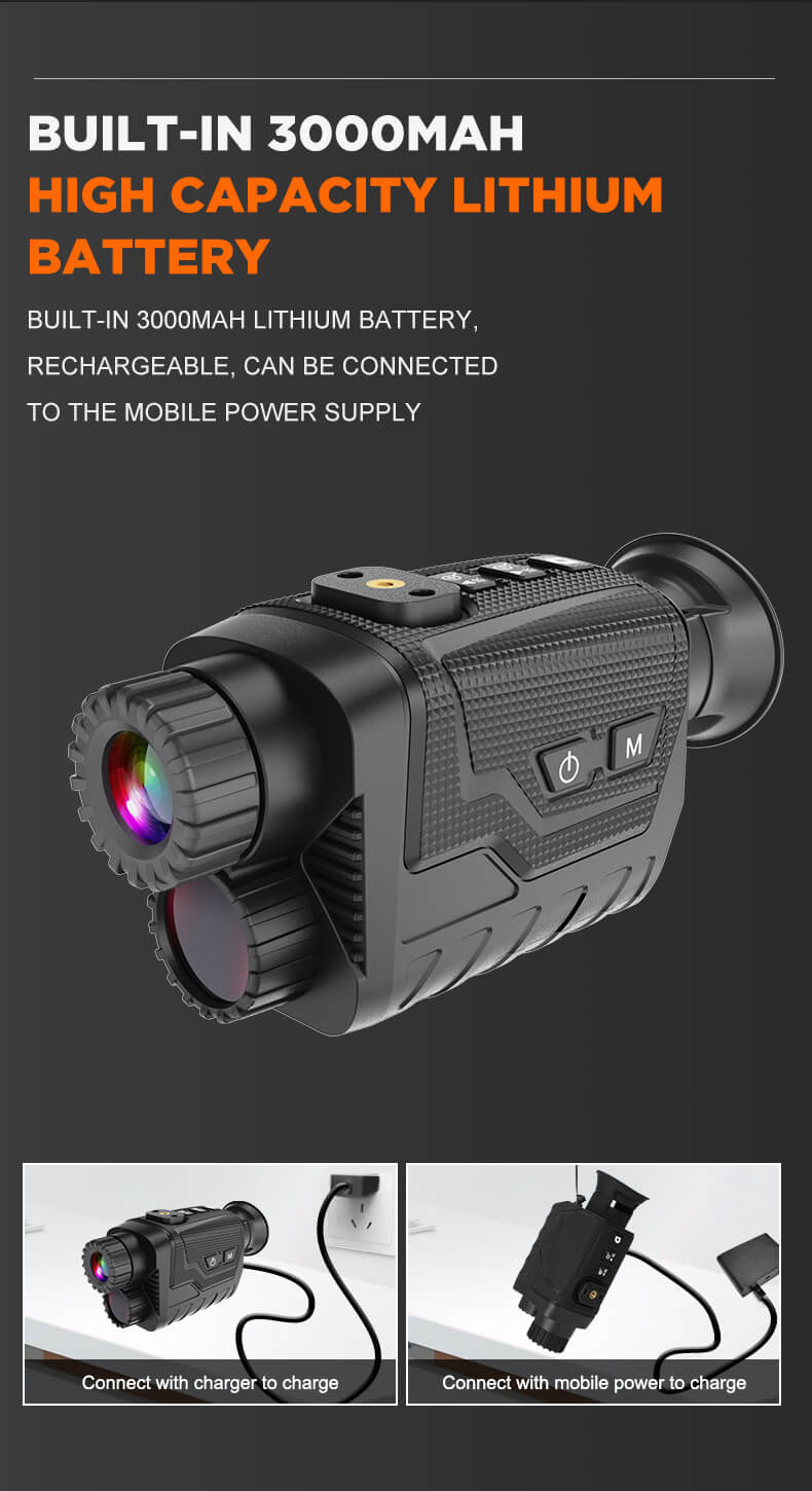 Head-Mounted 4K HD Digital Infrared Monocular Night Vision