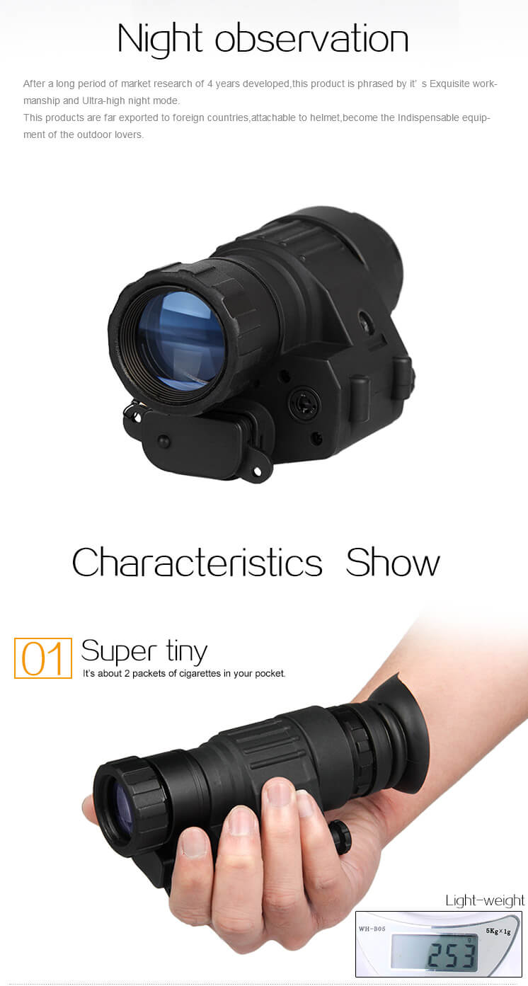 Monocular Night Vision Telescope