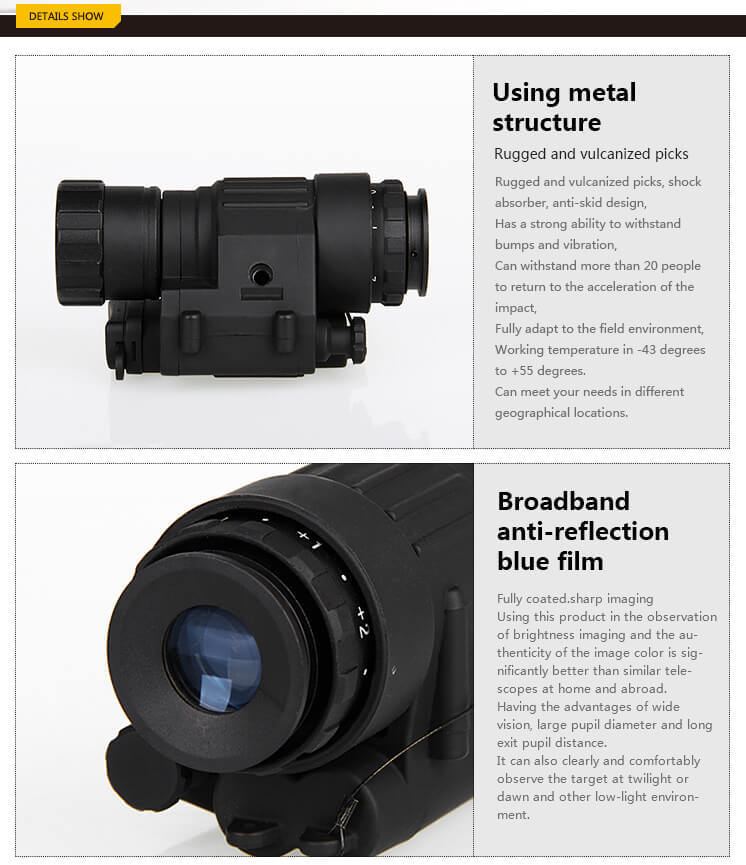 Monocular Night Vision Telescope